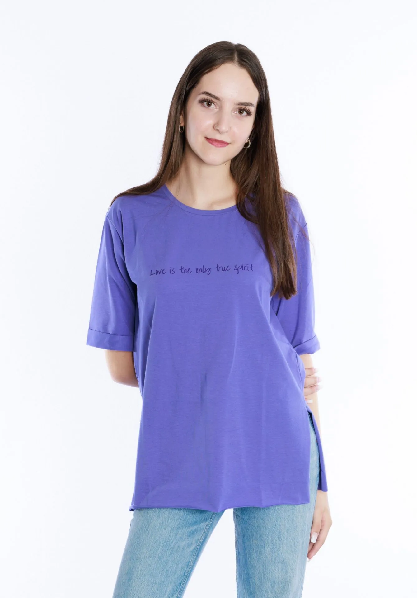 T-Shirt Long, violet