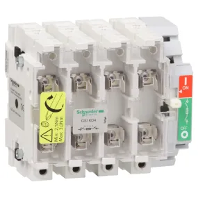 TeSys GS1 - bloc de base interrupteur-sectionneur fusible - 4P 4F - NFC - 125A