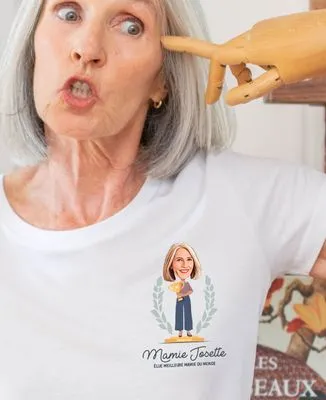 Tote bag Élue mamie de l'année personnalisé