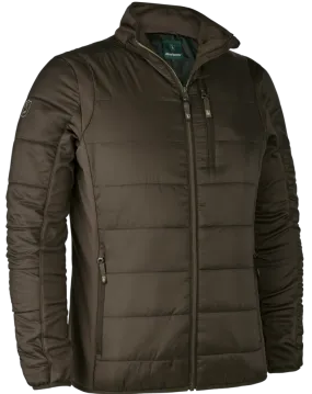 Veste chauffante matelassée HEAT Game marron DEERHUNTER