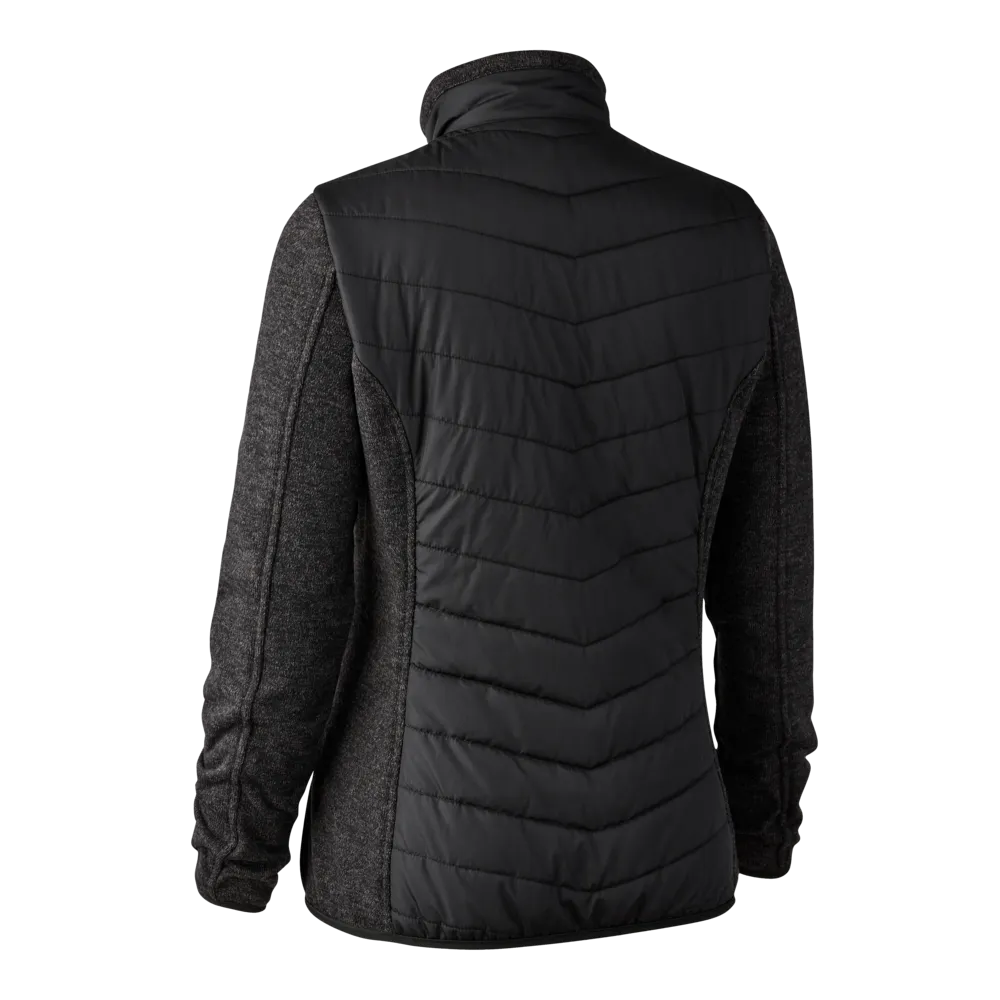 Veste femme Lady Caroline bimatière noire DEERHUNTER